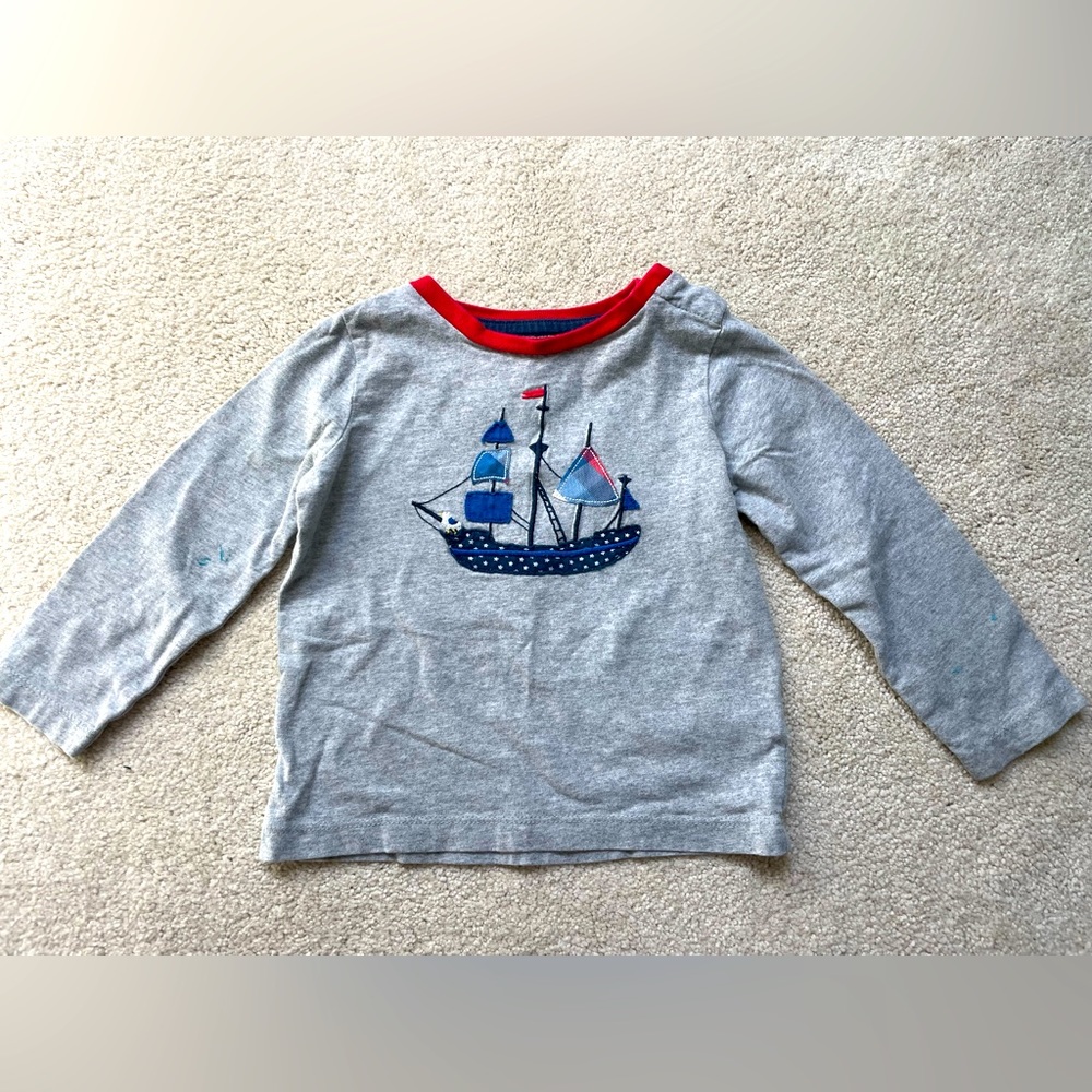 Baby Boden Long Sleeve Ship Shirt (Play condition)